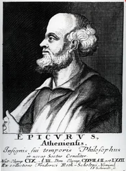 Epicuro, inciso da Johann Fredrich Schmidt